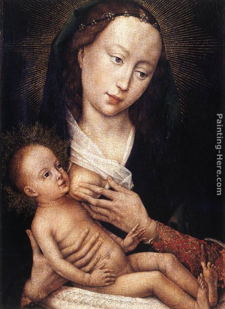 Rogier van der Weyden Portrait Diptych of Jean de Gros left wing